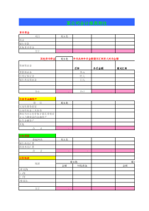 会计报表附注格式