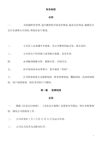 某公司财务制度（DOC33页）