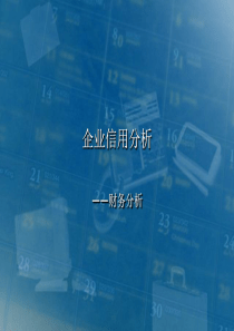 第4章企业信用分析之财务分析