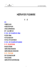 某服装加盟商XXXX年度战略