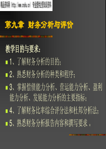 财务分析与评价