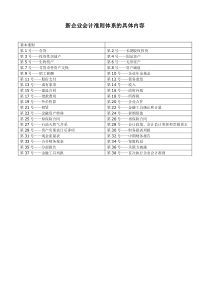 新企业会计准则体系的具体内容（DOC 133页）