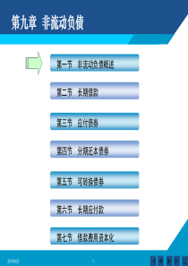 财务会计学 第09章 非流动负债
