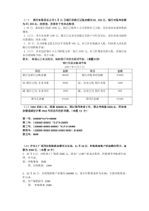 财务会计学期末复习(完整)