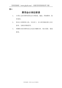 费用会计附件