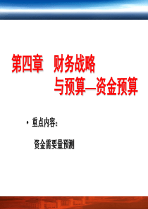 第04章财务战略与预算