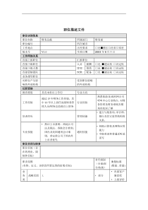 职位描述－财务总监