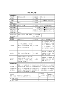 财务部总经理岗位说明书