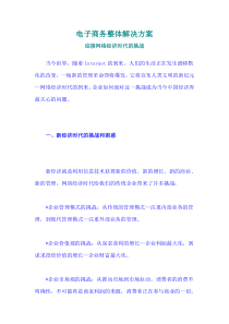 mySAP。COM电子商务方案