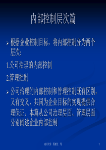 1公司治理的内部控制