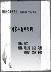 PPP融资模式案例