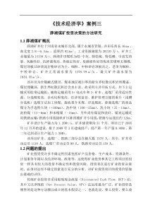 《技术经济学》案例三
