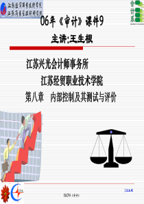 审计-内部控制及其测试与评价(ppt 117页)(1)