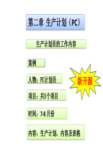 生产计划(PC)培训教材 76页
