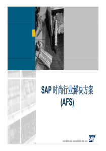 SAPAFS_行业解决方案-最佳实施