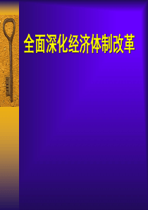 全面深化经济体制改革3