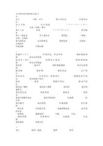 会计税务词汇整理版