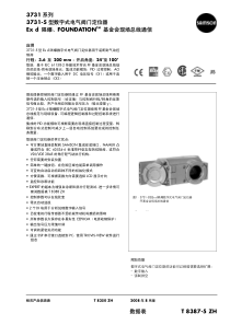 3731系列3731-5型数字式电气阀门定位器Exd