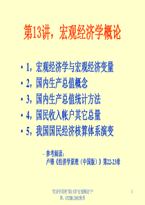 宏观经济学概论(1)