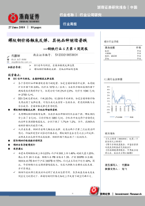 浙商证券-螺纹钢价格触底反弹、其他品种继续普跌-100628