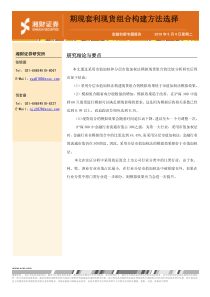 湘财证券-现货模拟组合选择研究-100505