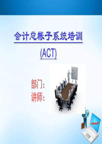 最新版会计总帐学习资料