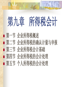 税务会计盖地第9章