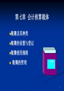 第7章会计核算载体