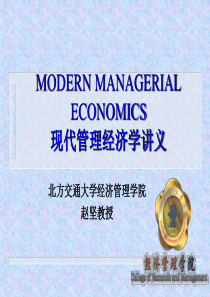 现代管理经济学讲义(1)