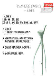 家具材料与工艺调研