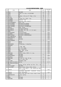 XXXX公路工程新机械台班定额及新定额主要材料价格完整