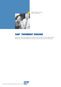 SAP Payment Engine