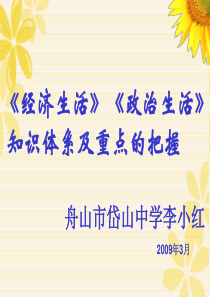 经济生活政治生活