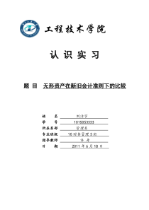 财务管理认识实习模板