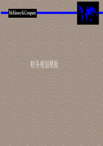 财务规划模板