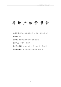 贷款评估报告