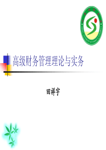 高级财务管理学1