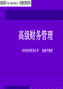 高级财务管理教案