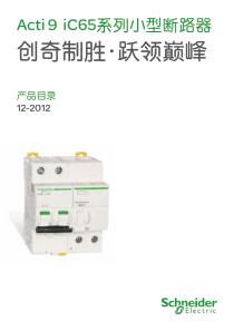 XXXX最新施耐德电气_Acti9综合样本