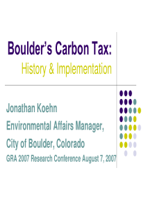 CarbonTaxofBoulder__美国波尔多市碳税