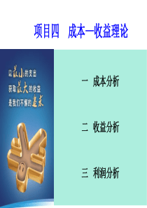 四——成本与收益分析