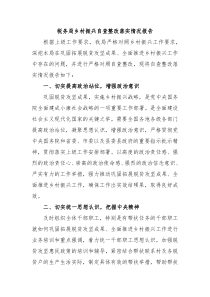 (报告材料)税务局乡村振兴自查整改落实情况报告