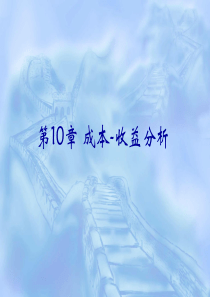 第10章成本-收益分析