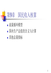 第9章国民收入核算