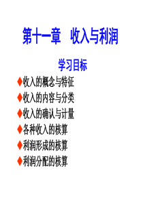 第十一章 收入利润