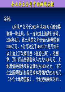 企业分立合并中的纳税安排（PPT 64页）aif
