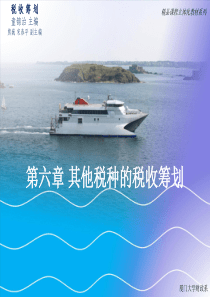 其他税种的税收筹划（PPT 88页）