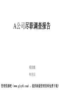 德隆投资报告模本