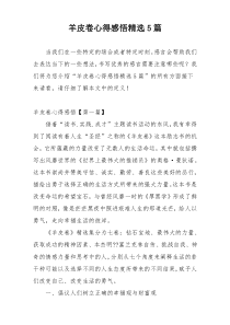 羊皮卷心得感悟精选5篇