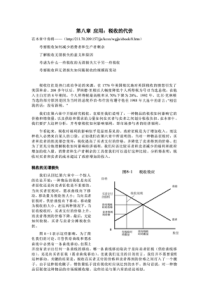 曼昆：《微观经济学》第八章应用：税收的代价